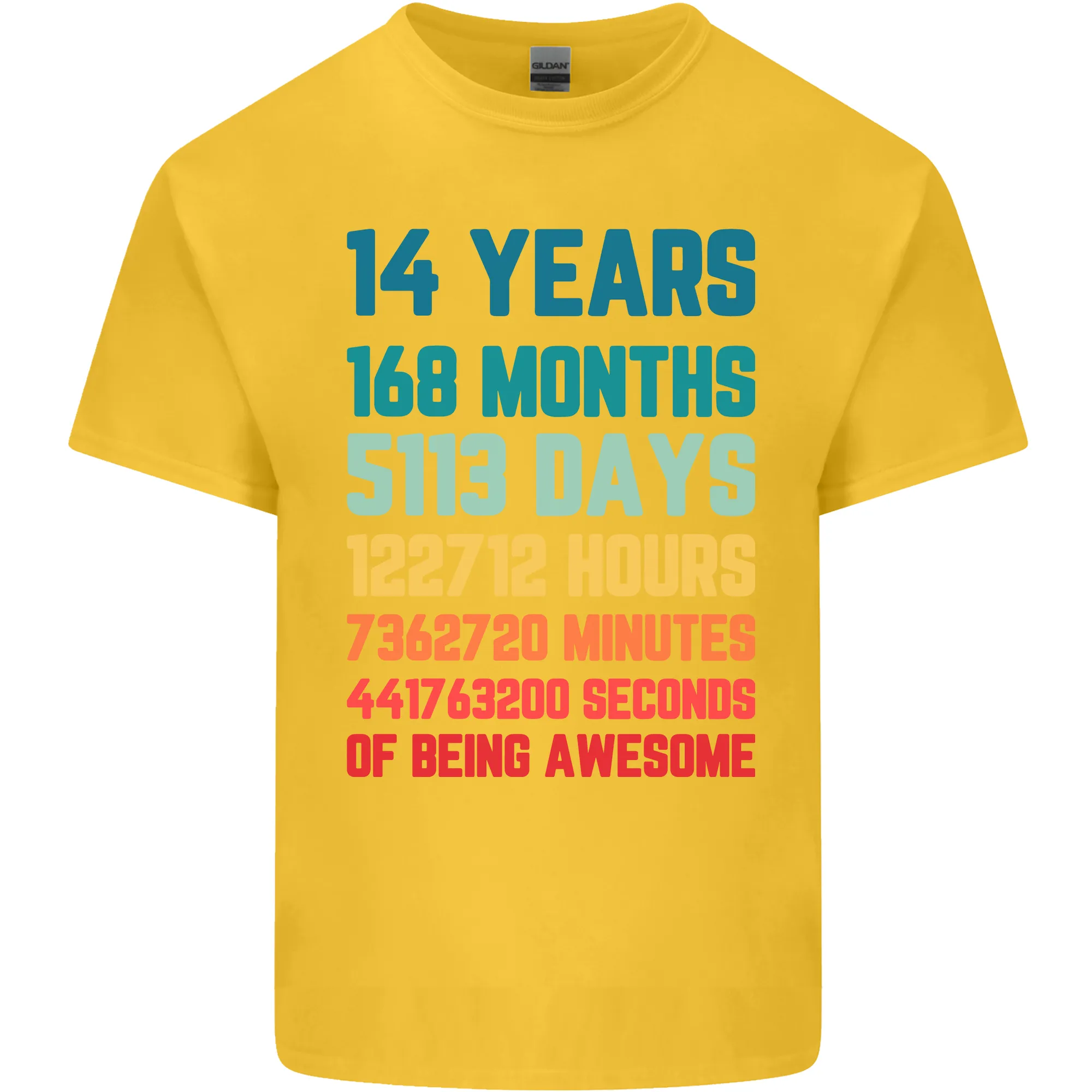 14th Birthday 14 Year Old Kids T-Shirt Childrens