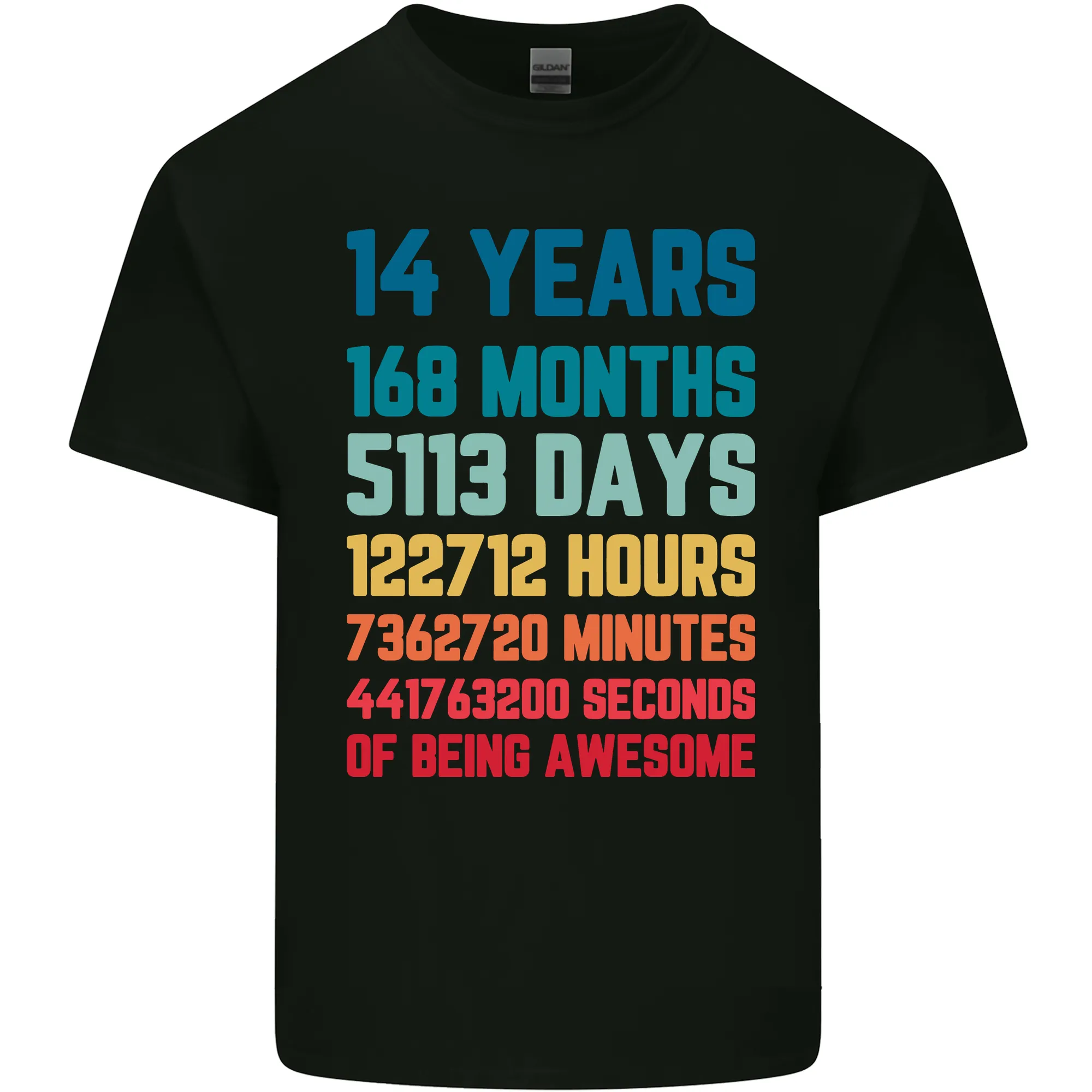 14th Birthday 14 Year Old Kids T-Shirt Childrens