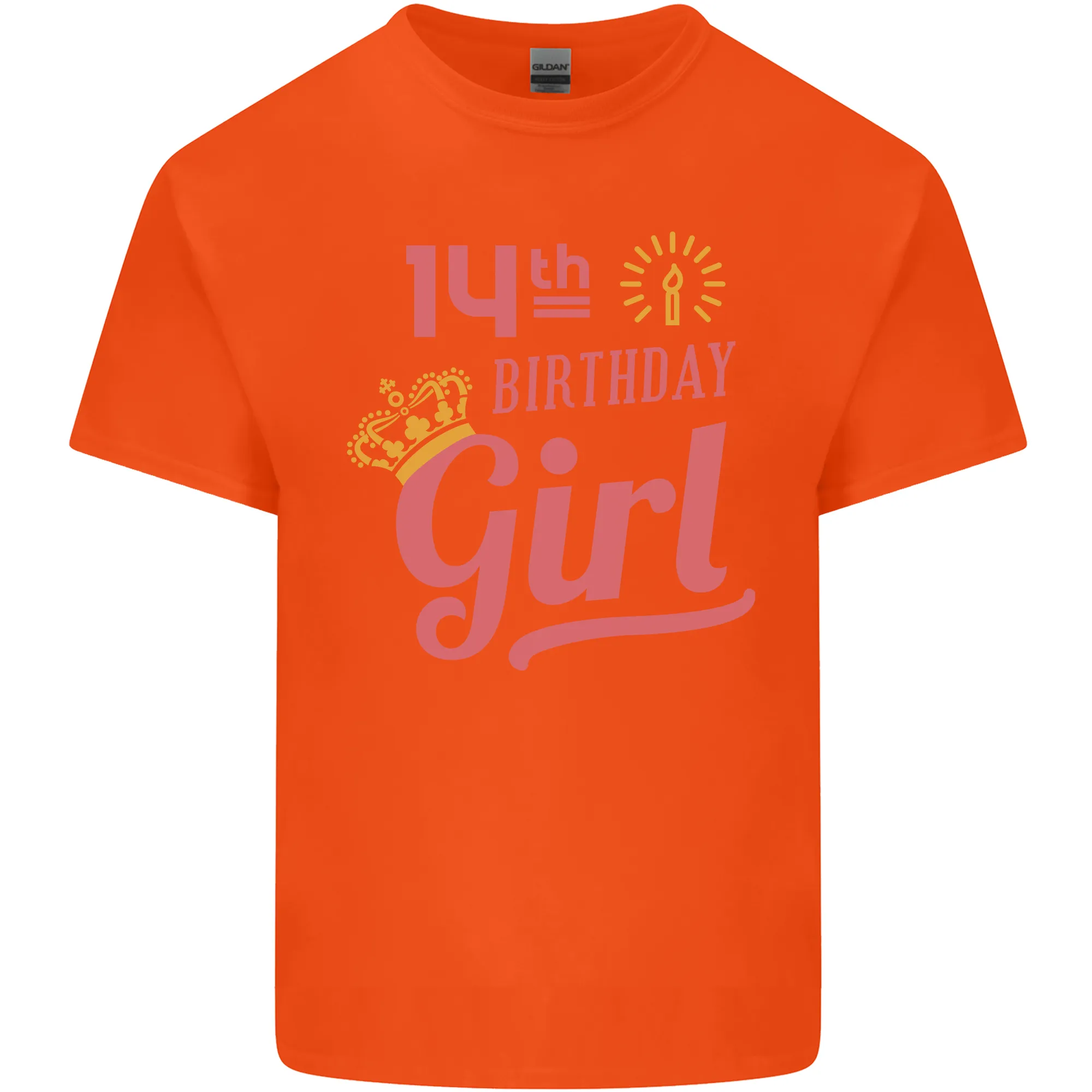 14th Birthday Girl 14 Year Old Princess Kids T-Shirt Childrens