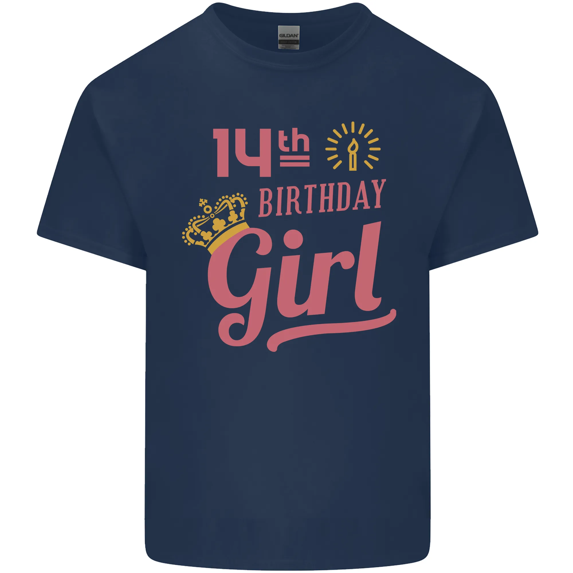 14th Birthday Girl 14 Year Old Princess Kids T-Shirt Childrens