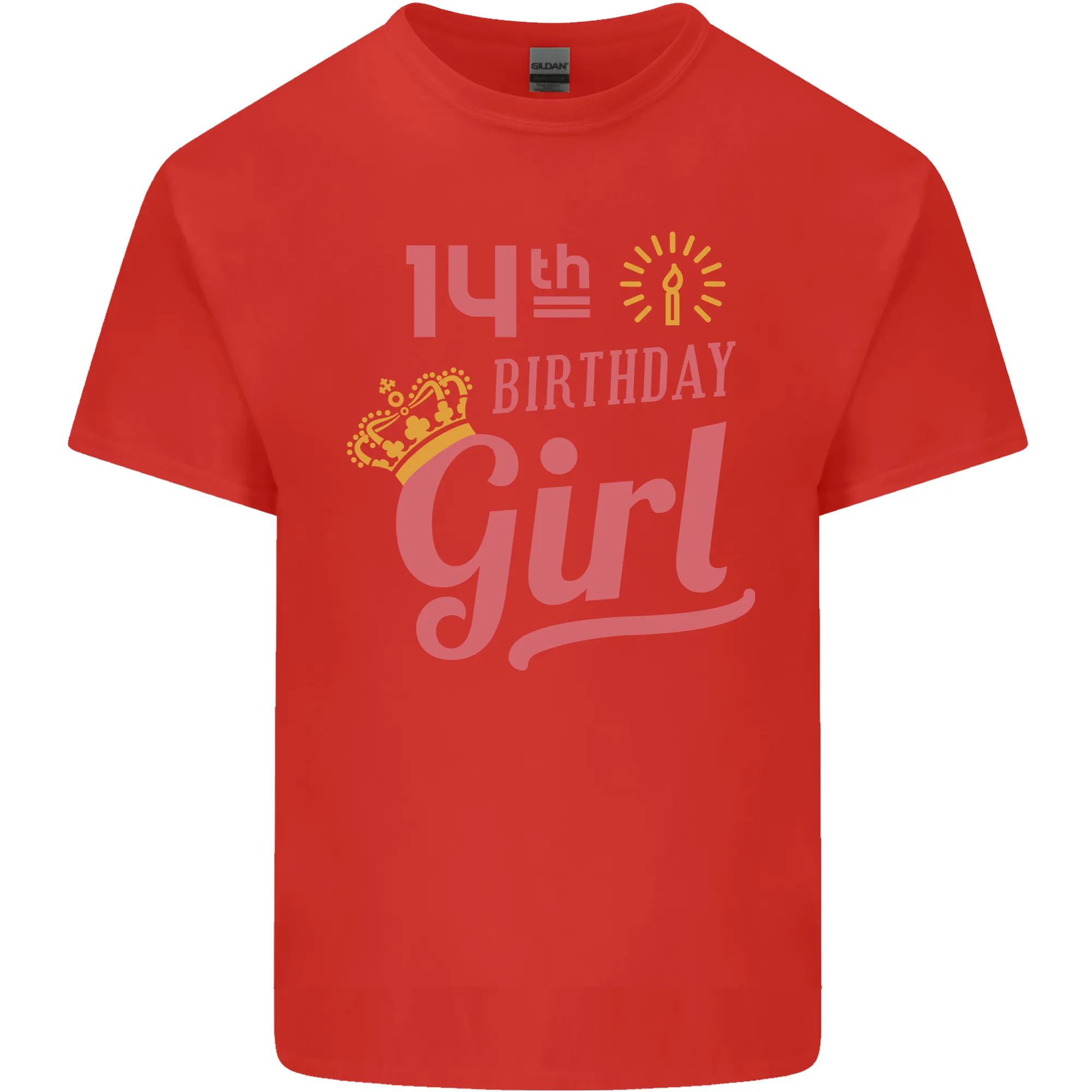 14th Birthday Girl 14 Year Old Princess Kids T-Shirt Childrens