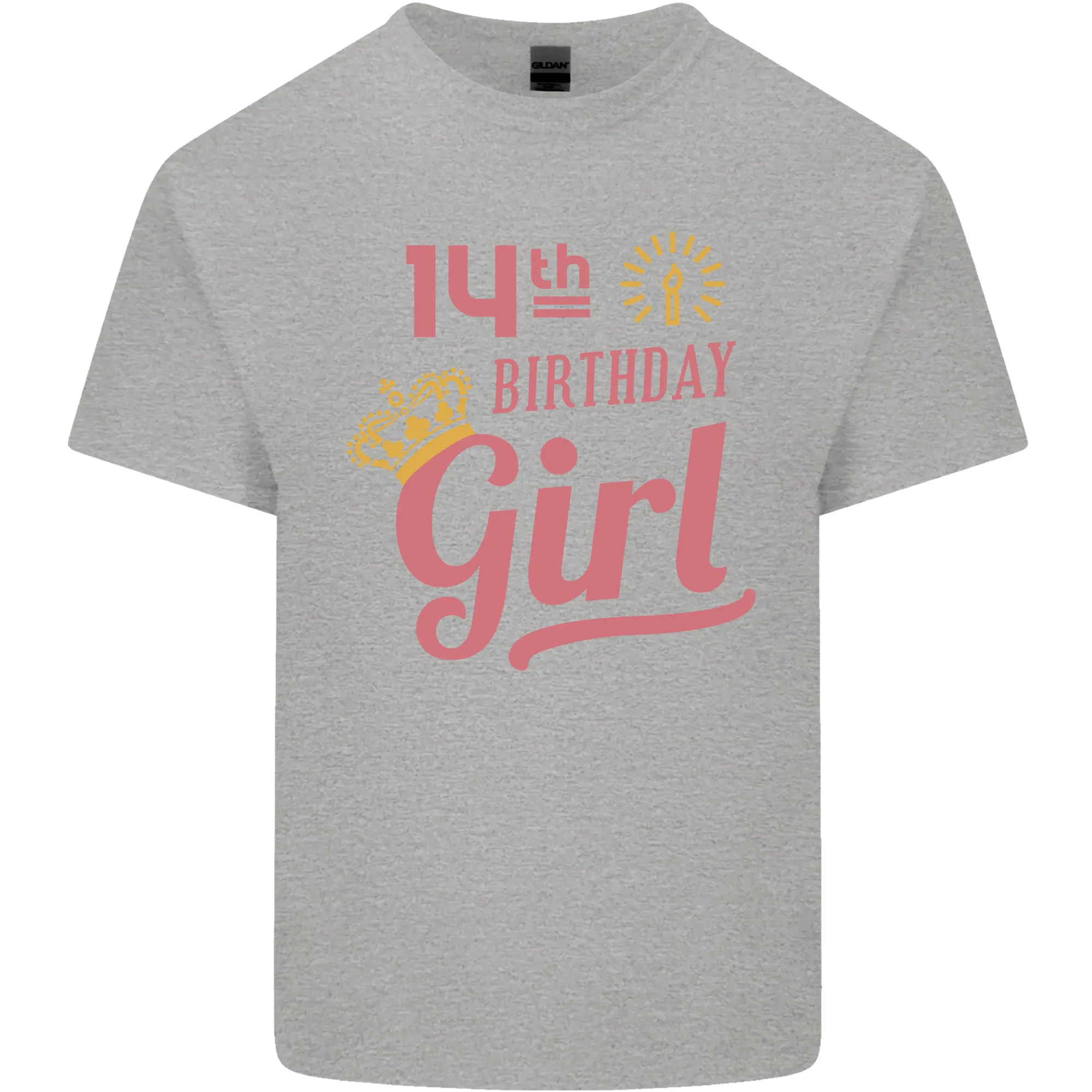 14th Birthday Girl 14 Year Old Princess Kids T-Shirt Childrens