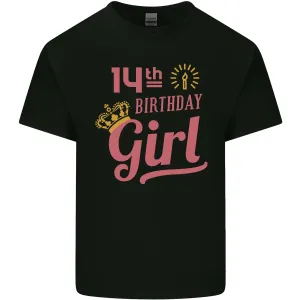 14th Birthday Girl 14 Year Old Princess Kids T-Shirt Childrens