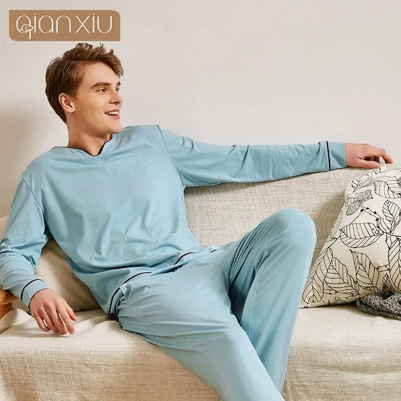 2020 Spring Men Casual Pajama Sets