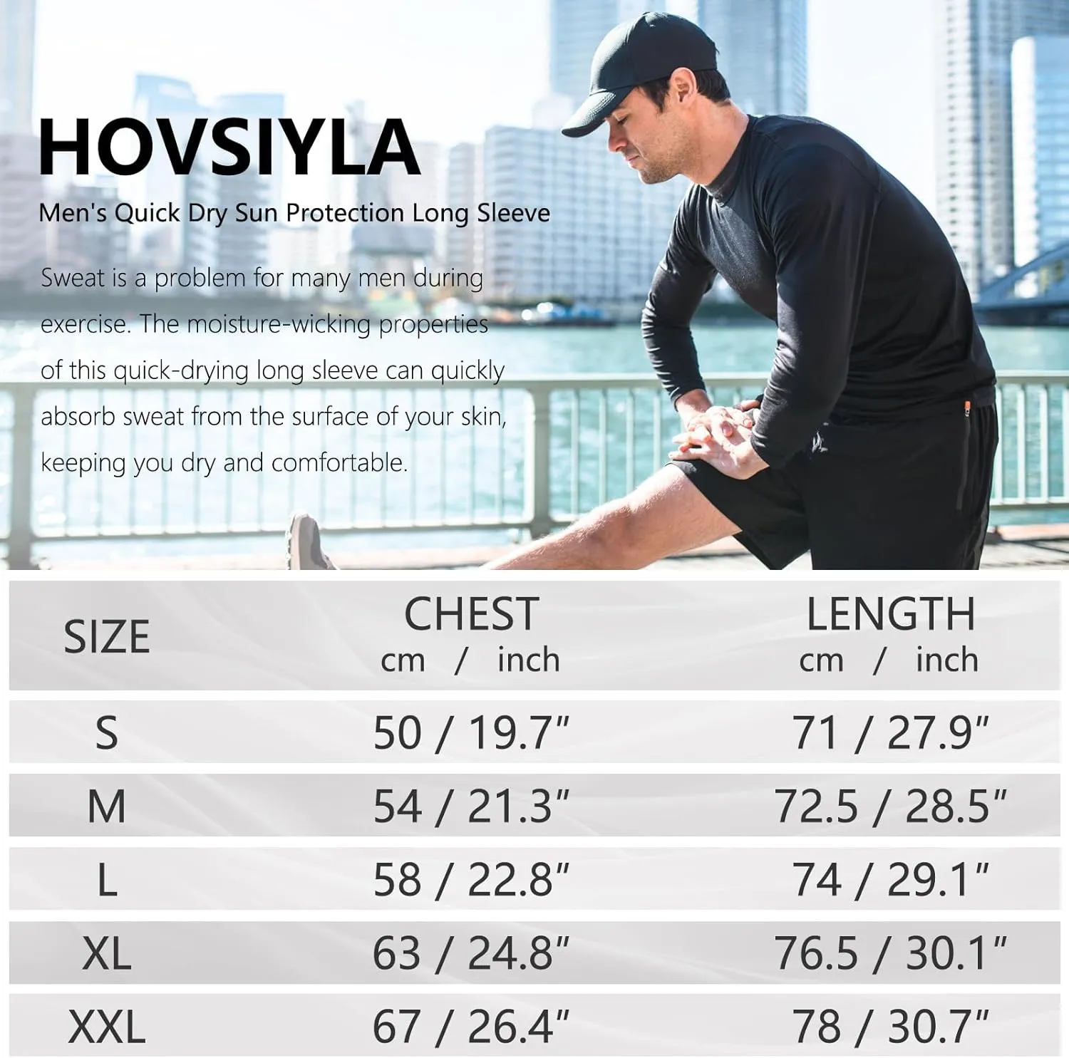 4 Pack Mens Quick Drying Sun Protection Long Sleeve Shirts Moisture Wicking Workout Shirt Performance Tee Shirts