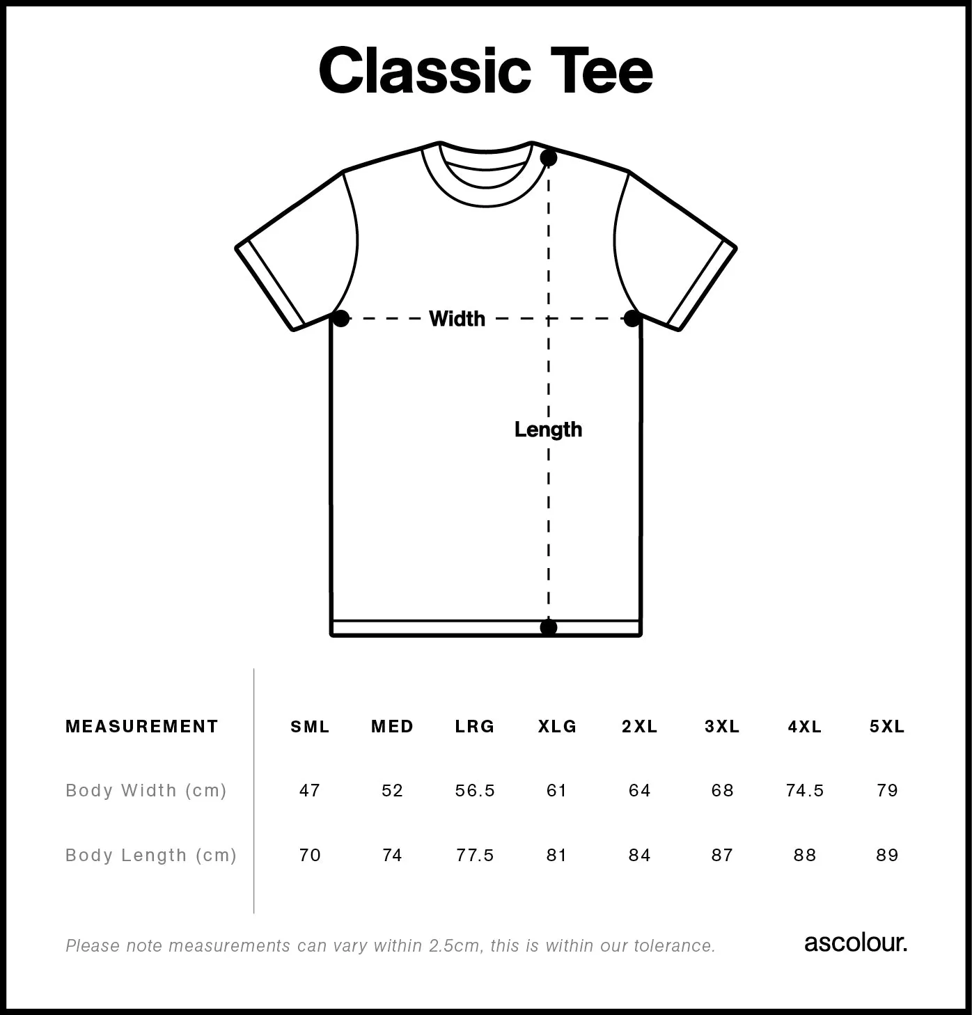 5026 - AS Colour - Classic Tee