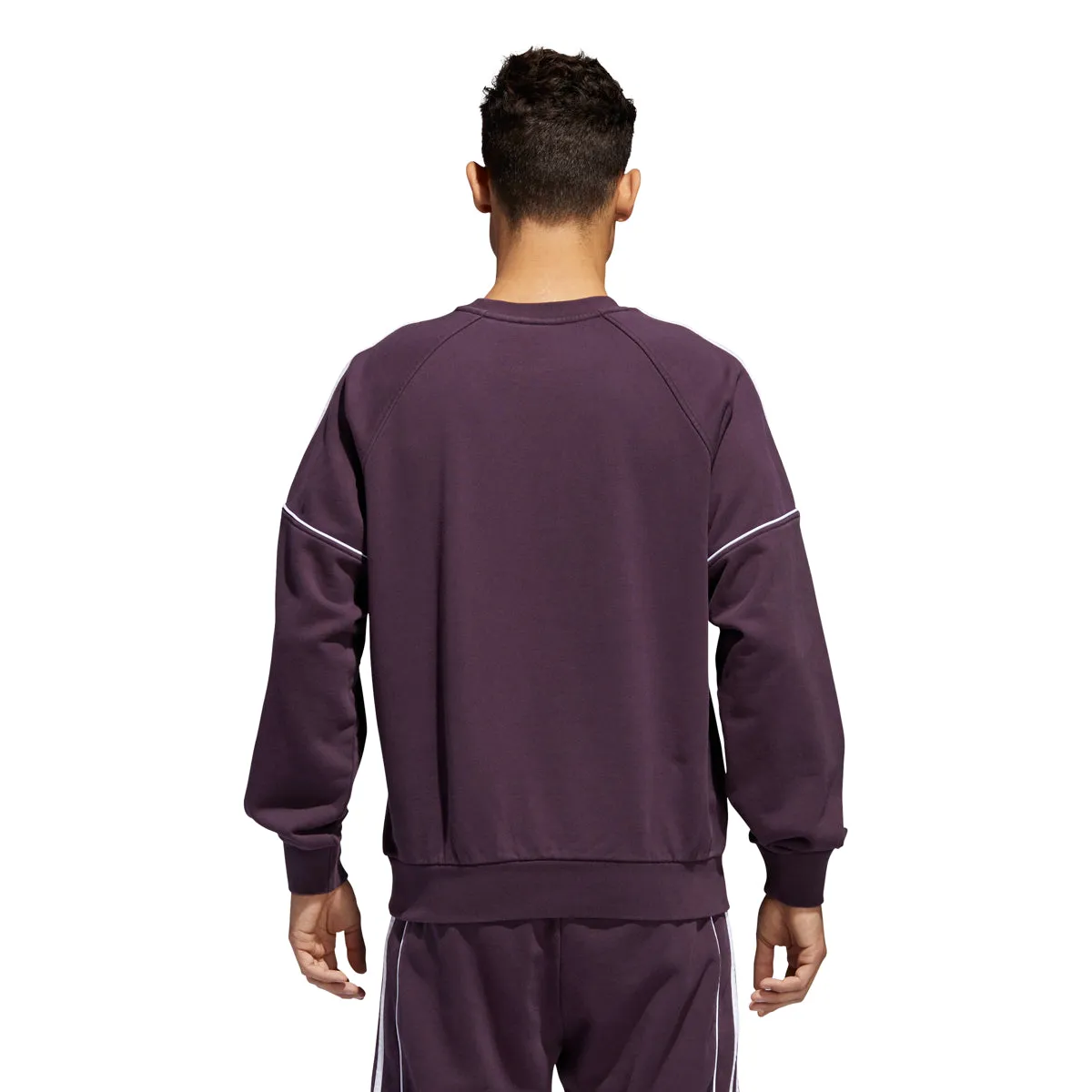 Adidas Originals Pipe Men's Crew Neck Sweatshirt Noble Red/White
