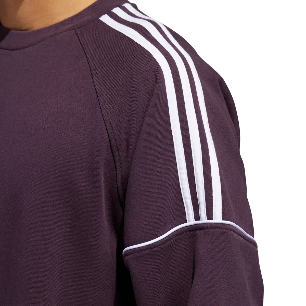 Adidas Originals Pipe Men's Crew Neck Sweatshirt Noble Red/White