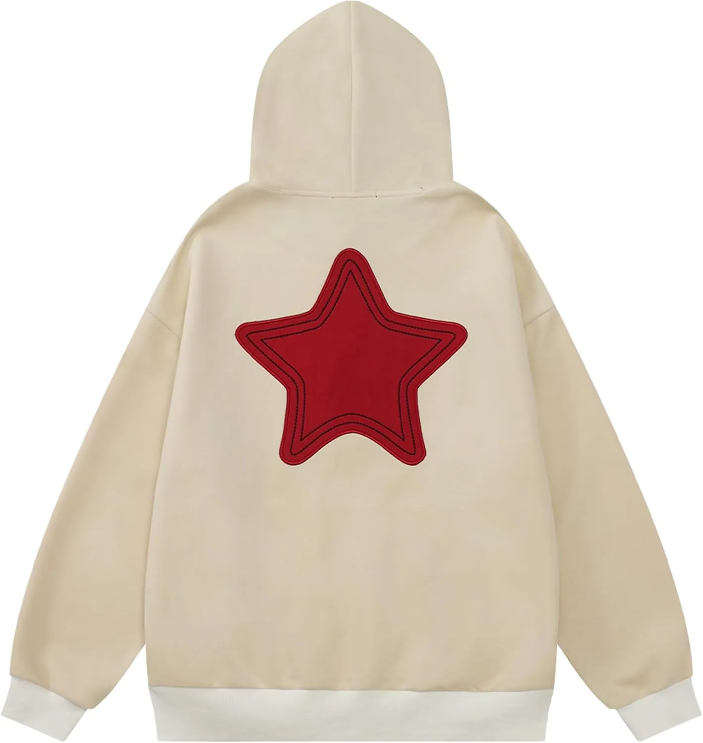 Aelfric Eden Star Hoodie Women Graphic Hoodies Unisex Oversized Print Hoody Y2k Streetwear Hooded Sweatshirt Pocket Pullover
