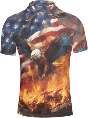 AFPANQZ Men's Casual Shirts Golf Tee Button Down Short Sleeve Casual Sports Shirts Halloween Christmas Party Outfit