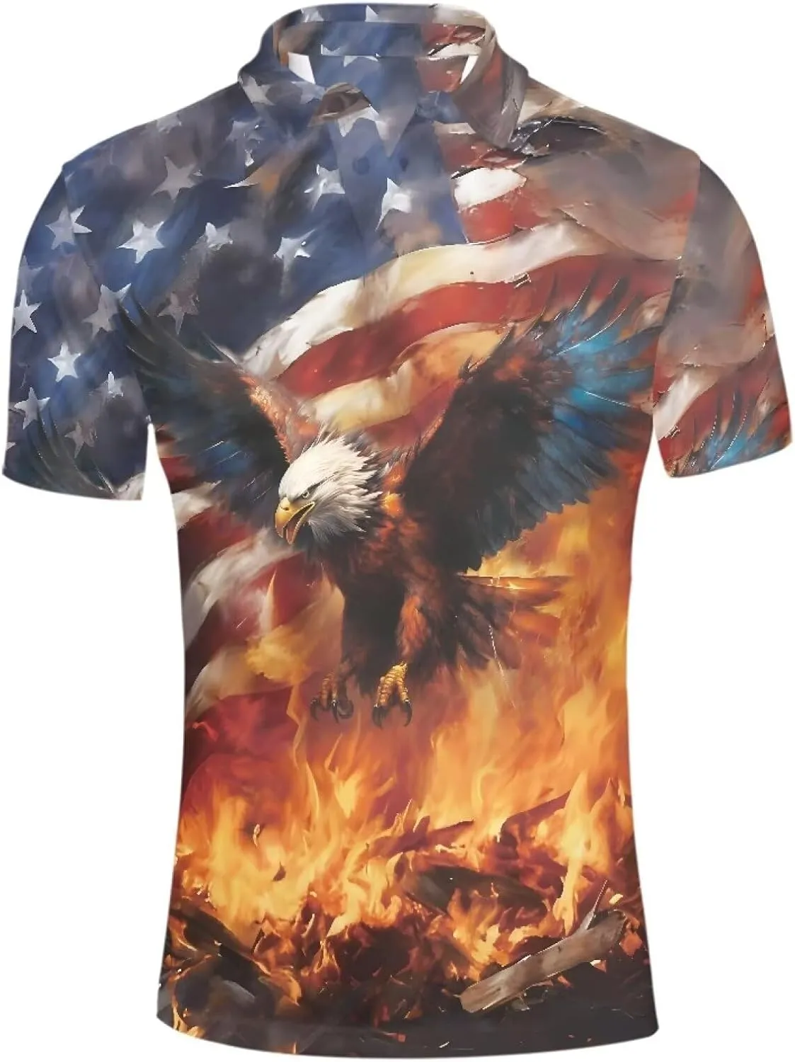AFPANQZ Men's Casual Shirts Golf Tee Button Down Short Sleeve Casual Sports Shirts Halloween Christmas Party Outfit