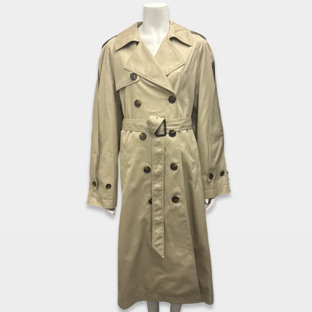 Alexandre Vauthier Women's Beige Trench Coat
