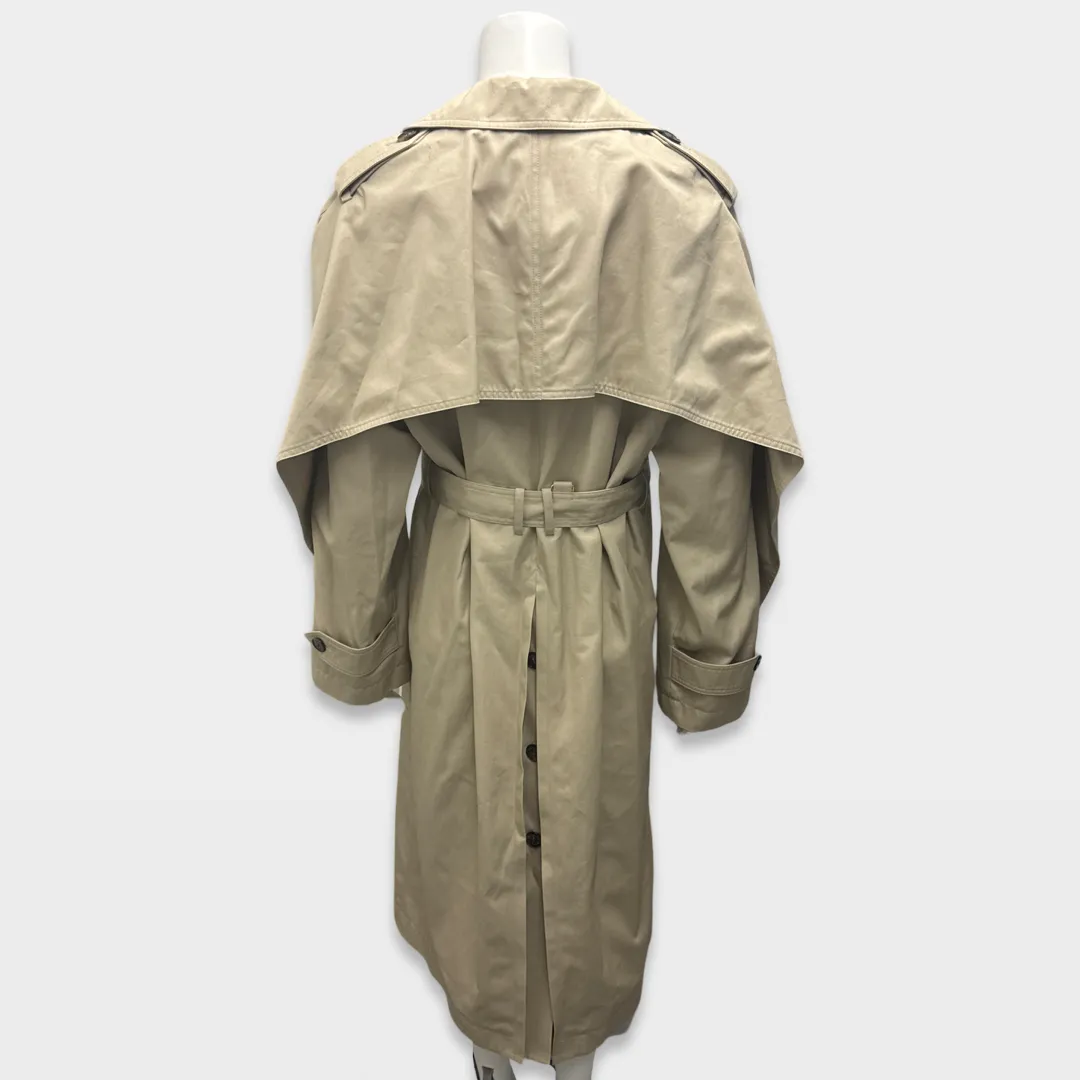 Alexandre Vauthier Women's Beige Trench Coat