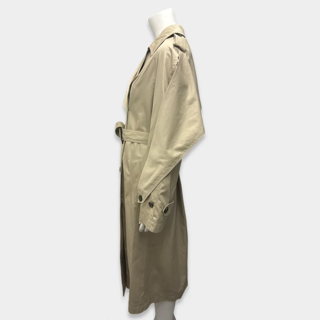 Alexandre Vauthier Women's Beige Trench Coat