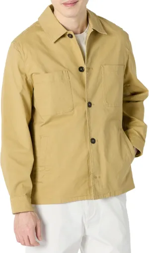 Amazon Essentials Men's Relaxed-Fit Stretch Cotton Utility Jacket