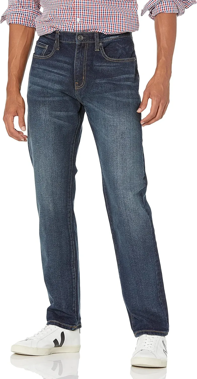 Amazon Essentials Men's Relaxed-Fit Stretch Jean (Available in Big & Tall)