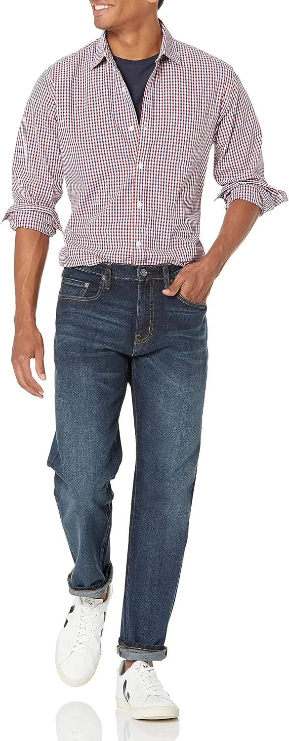 Amazon Essentials Men's Relaxed-Fit Stretch Jean (Available in Big & Tall)