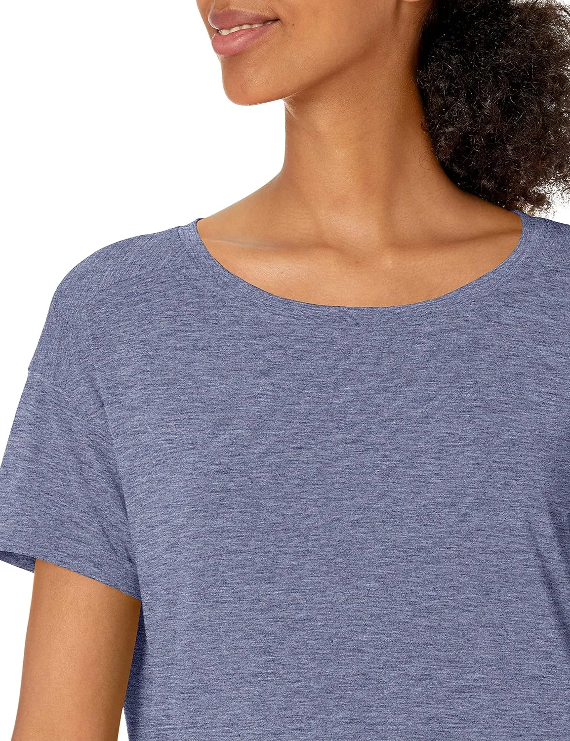 Amazon Essentials Women's Studio Relaxed-Fit Lightweight Crewneck T-Shirt (Available in Plus Size), Multipacks