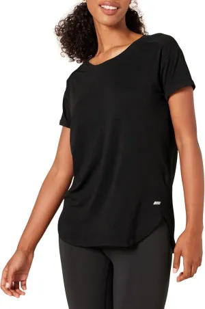 Amazon Essentials Women's Studio Relaxed-Fit Lightweight Crewneck T-Shirt (Available in Plus Size), Multipacks