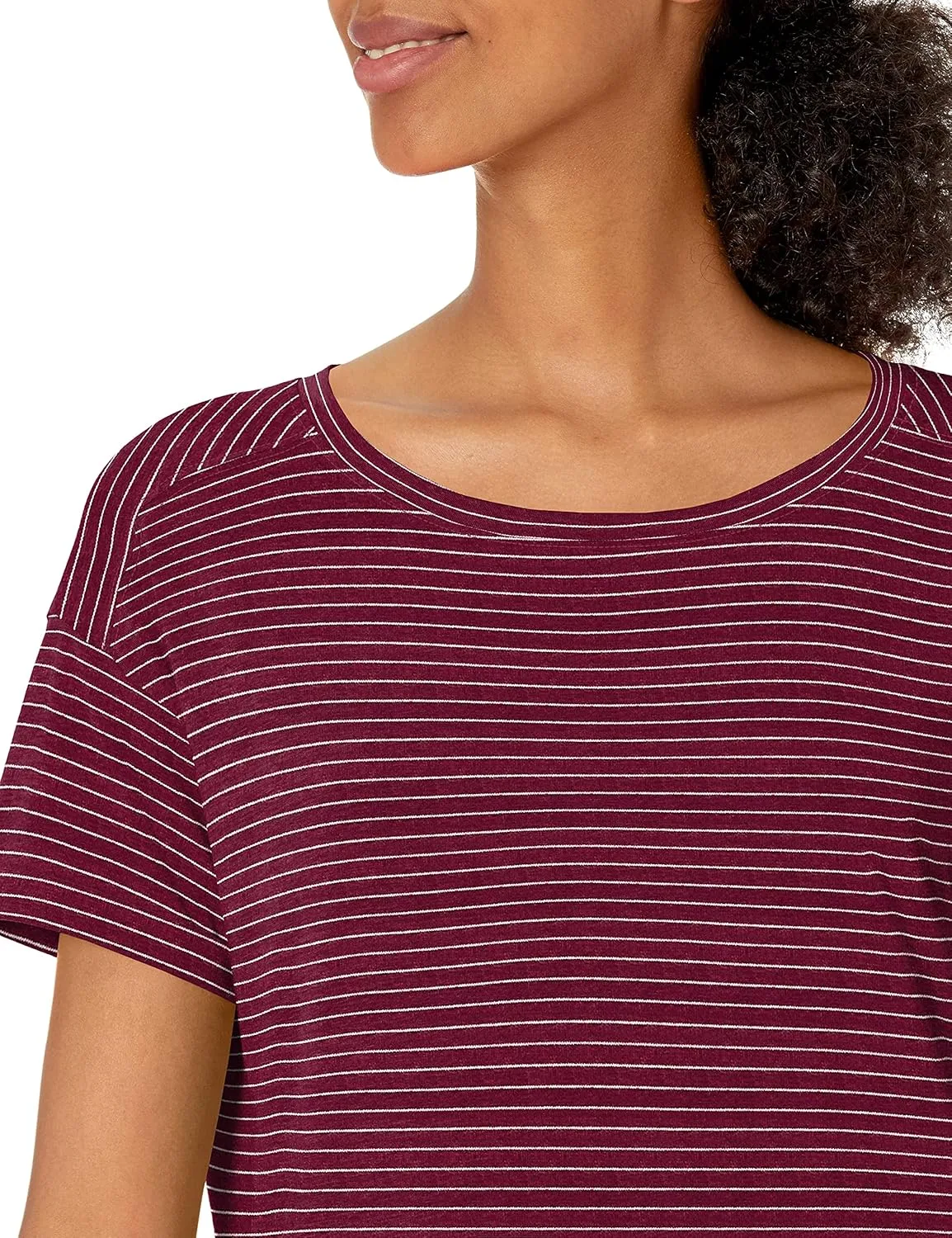 Amazon Essentials Women's Studio Relaxed-Fit Lightweight Crewneck T-Shirt (Available in Plus Size), Multipacks