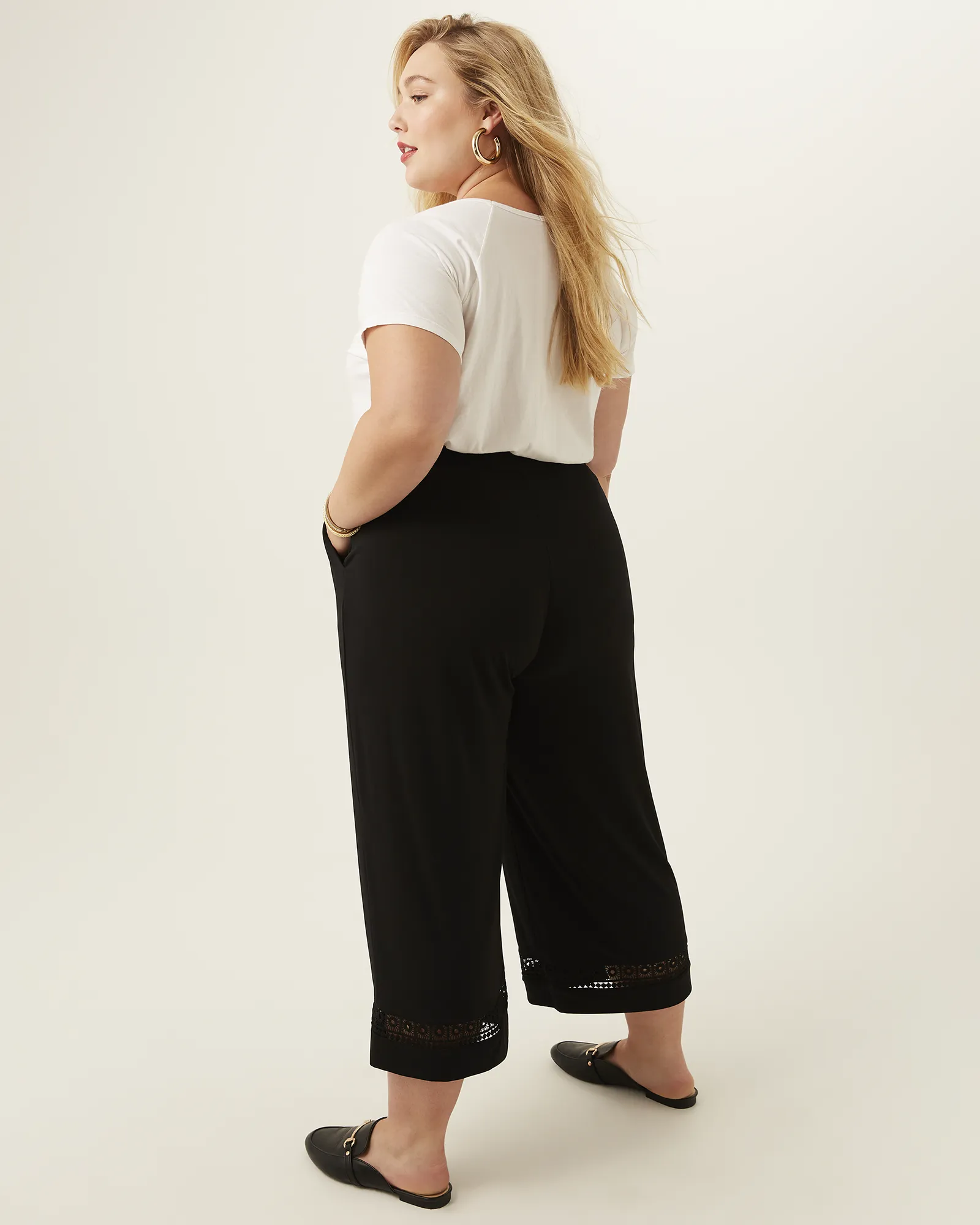 Amelia Crop Pant | Black