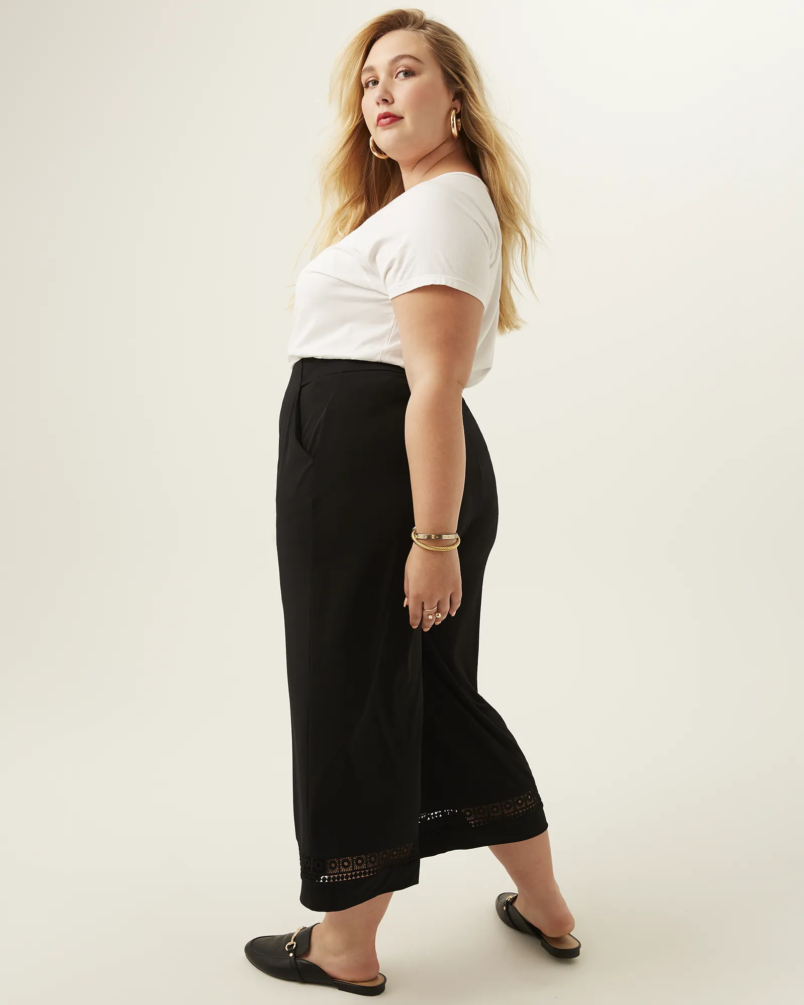 Amelia Crop Pant | Black