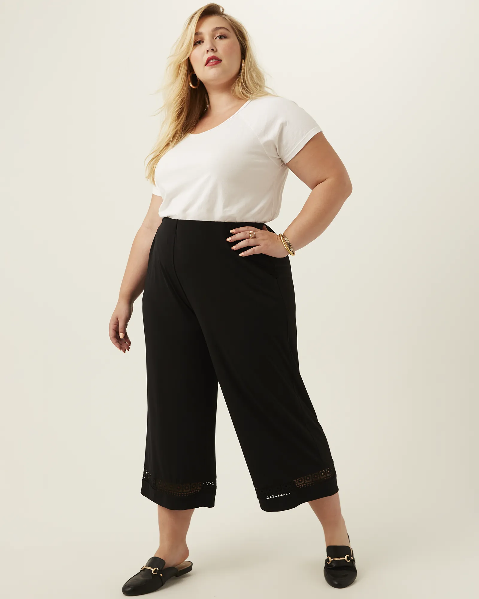 Amelia Crop Pant | Black