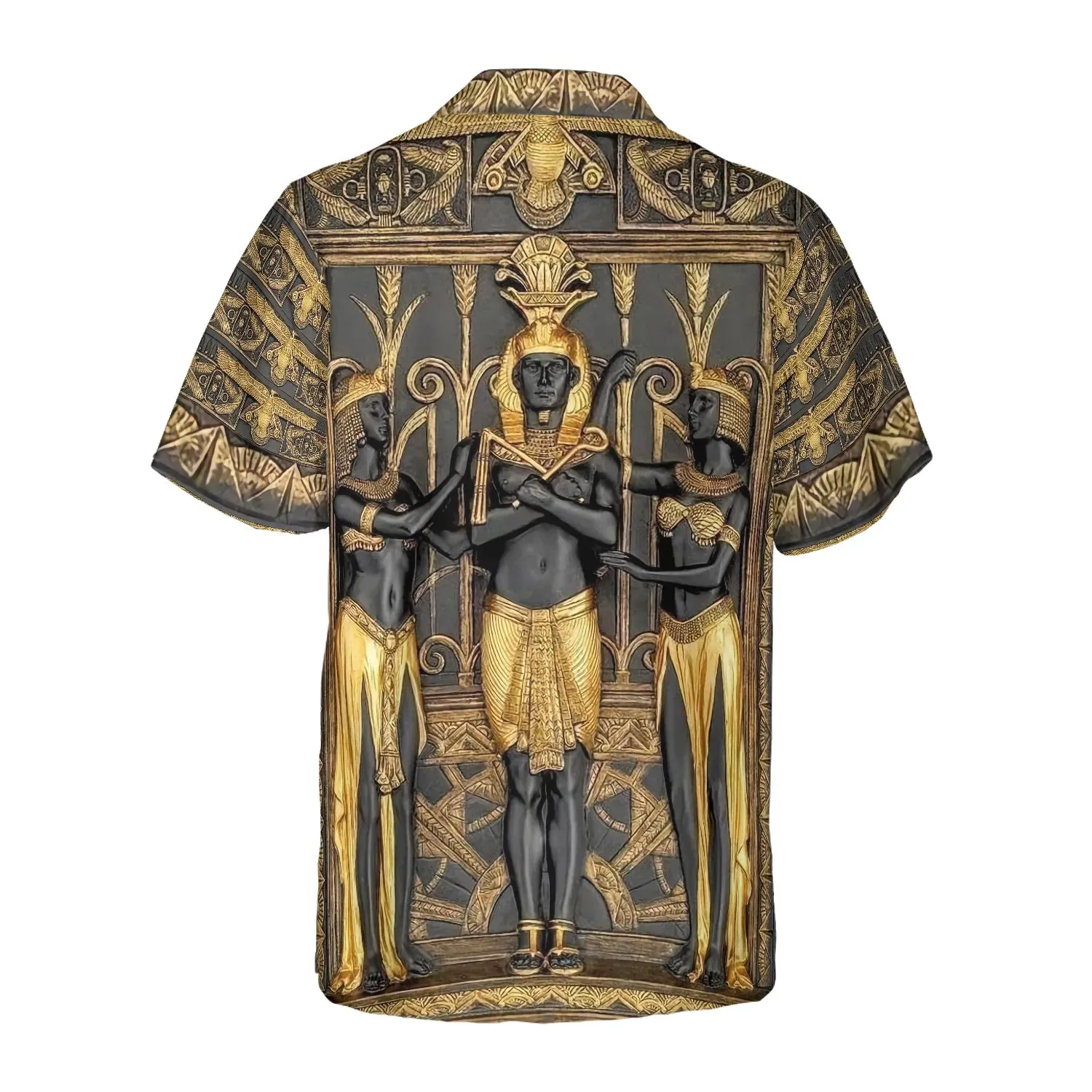 Ancient Egypt Pharaoh Hawaiian Shirt, Symbol Ancient Aloha Shirt For Men & Women, Best Gift For Husband, Wife, Boyfriend, Girlfriend