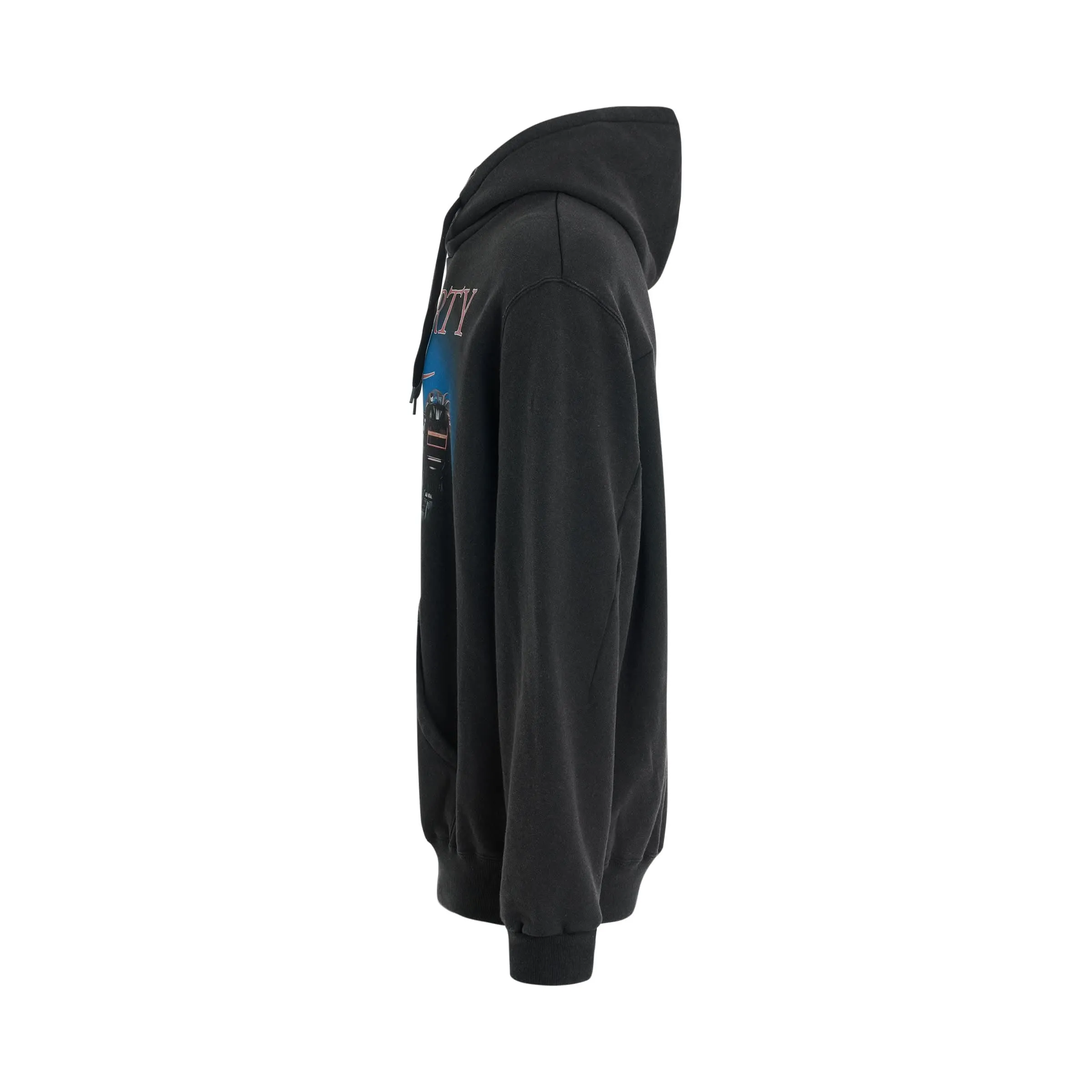 Android Print Hoodie in Black