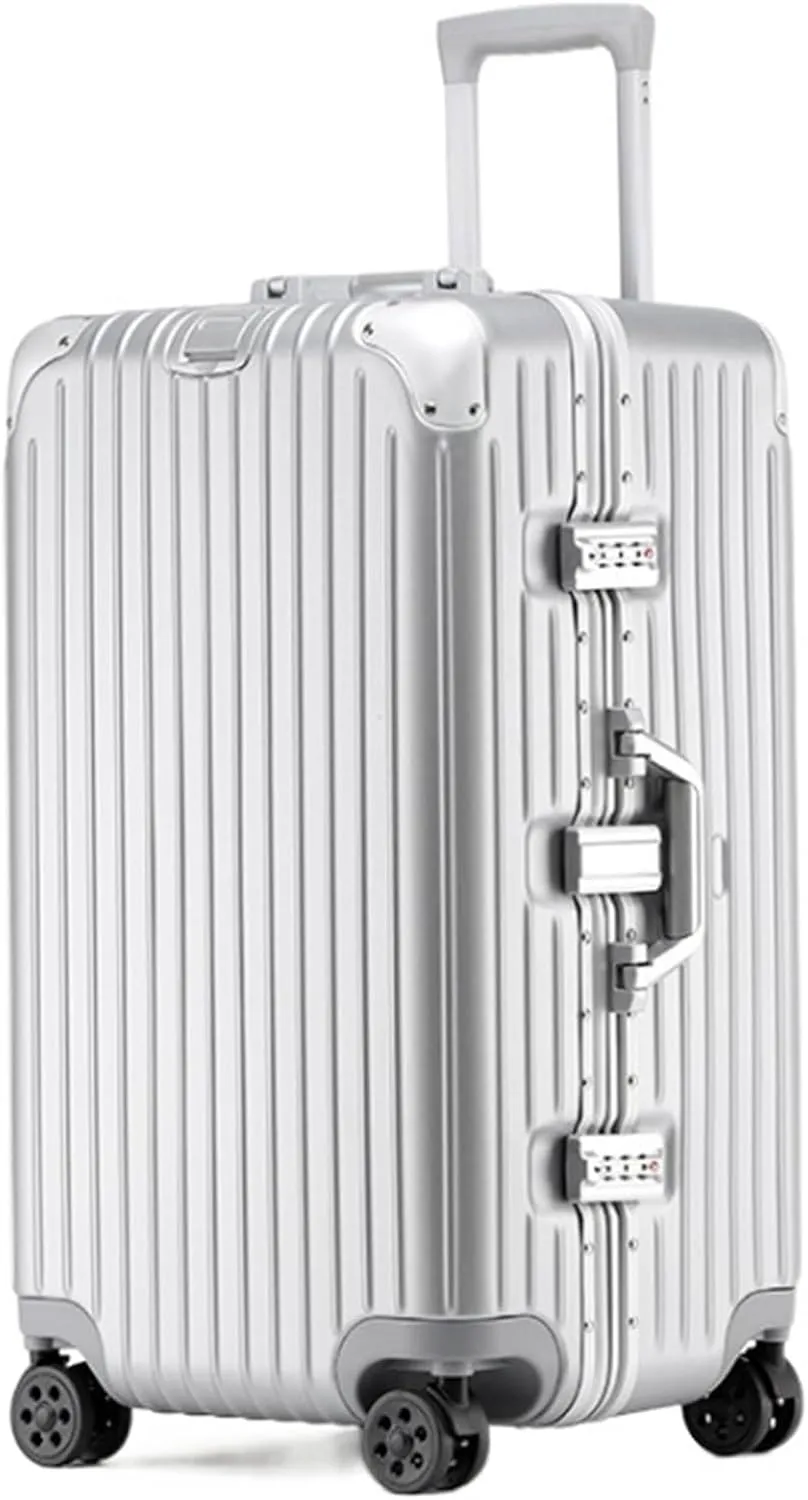 ANIIC Luggage Suitcases With Wheels Luggage 24inch Wide Handle Suitcase,Hardshell With Aluminum Frame,Spinner Wheels TSA Lock Suitcase Spinner Luggages (Color : C, Size : 24inch)