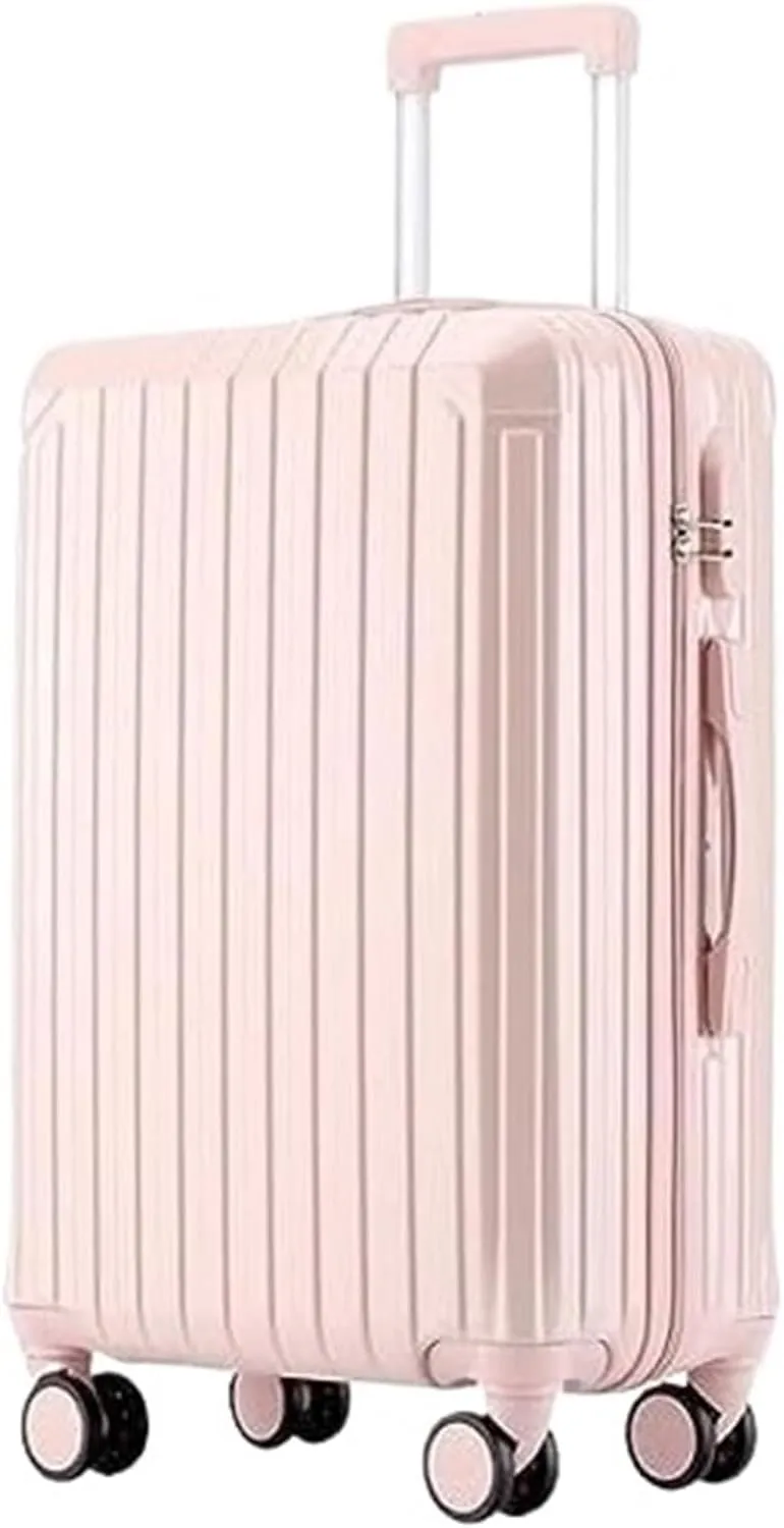 ANIIC Luggage Suitcases With Wheels Suitcase With Spinner Wheels Hardshell Lightweight Rolling For Business Travel Suitcase Suitcase Spinner Luggages (Color : Pink, Size : 26in)
