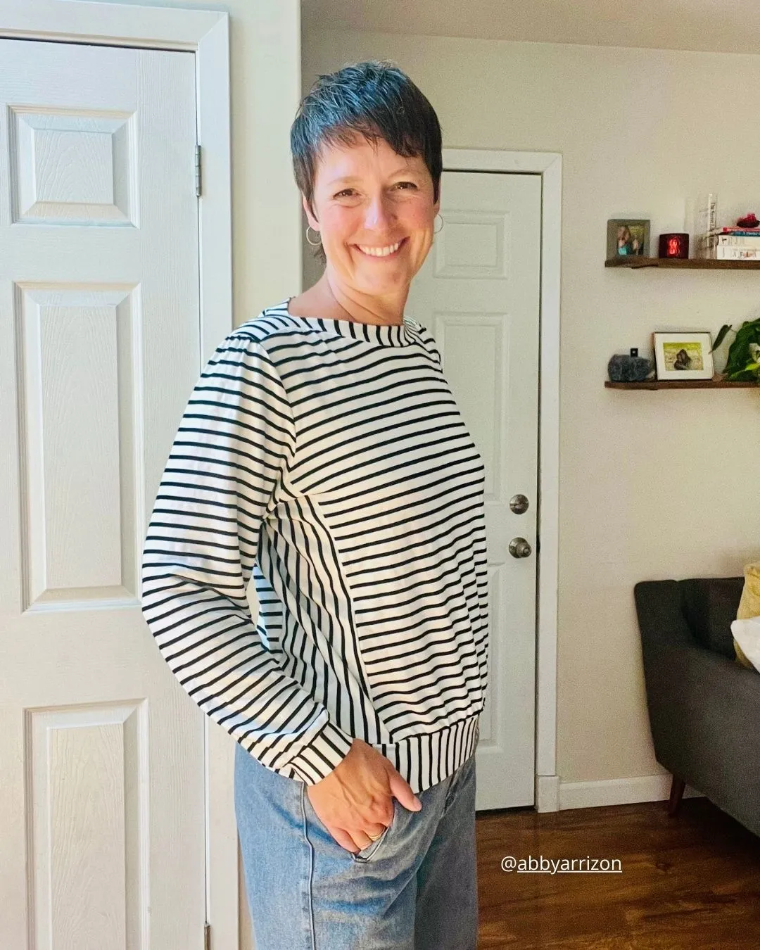 Arva Stripe Sweatshirt
