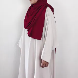 AS/IS - Ribbed Jersey : Crimson Red