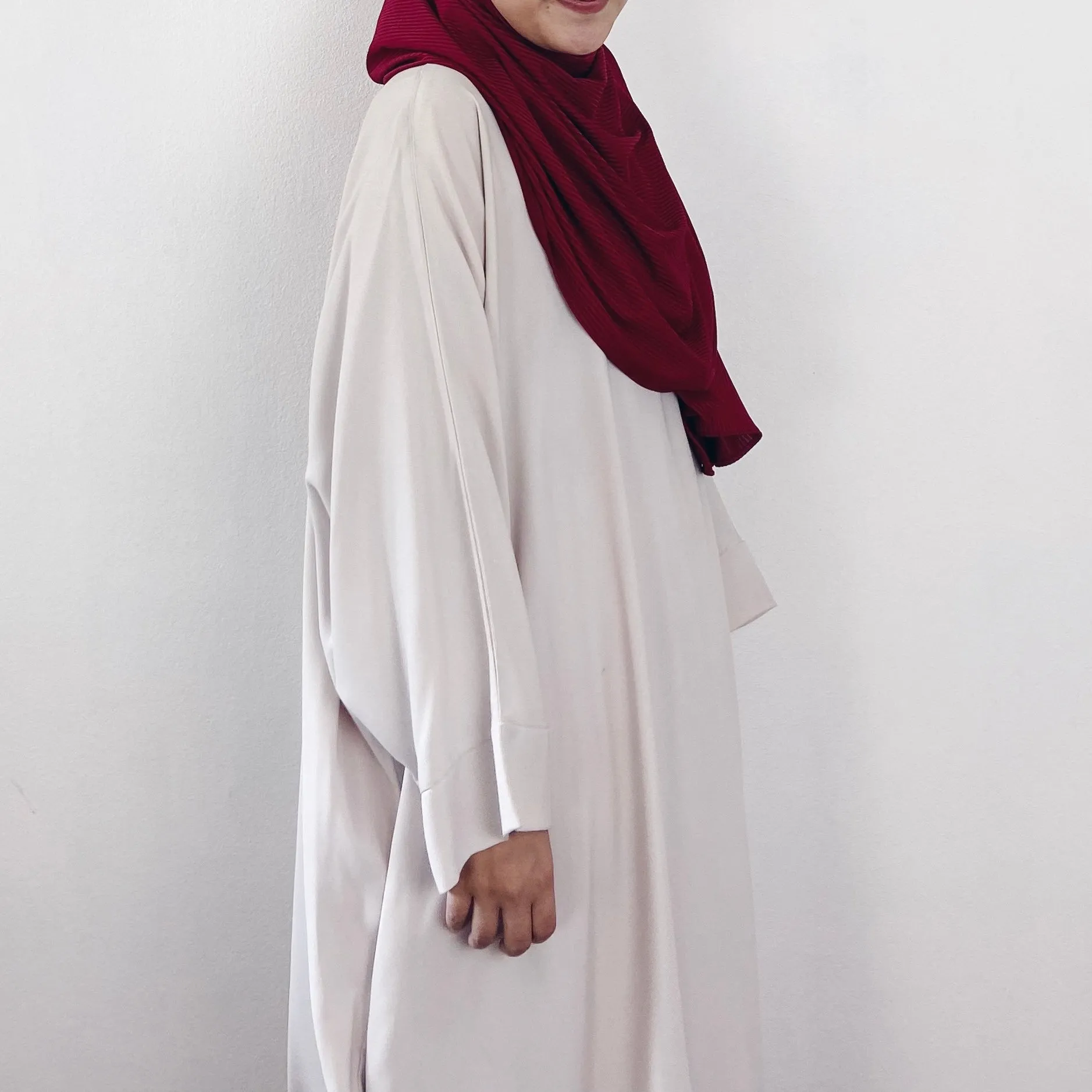 AS/IS - Ribbed Jersey : Crimson Red