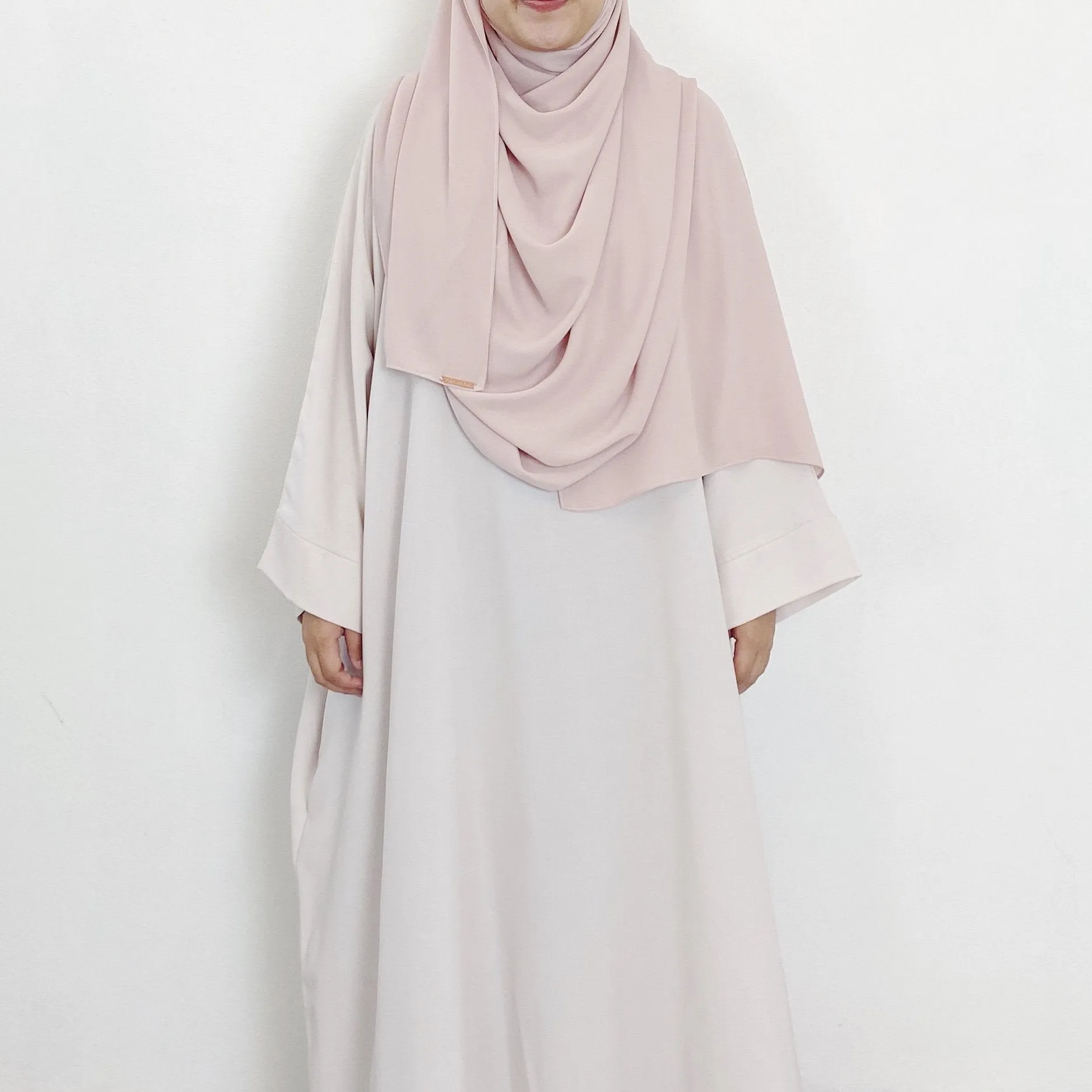 AS/IS - Super Wide Shawl : Blush