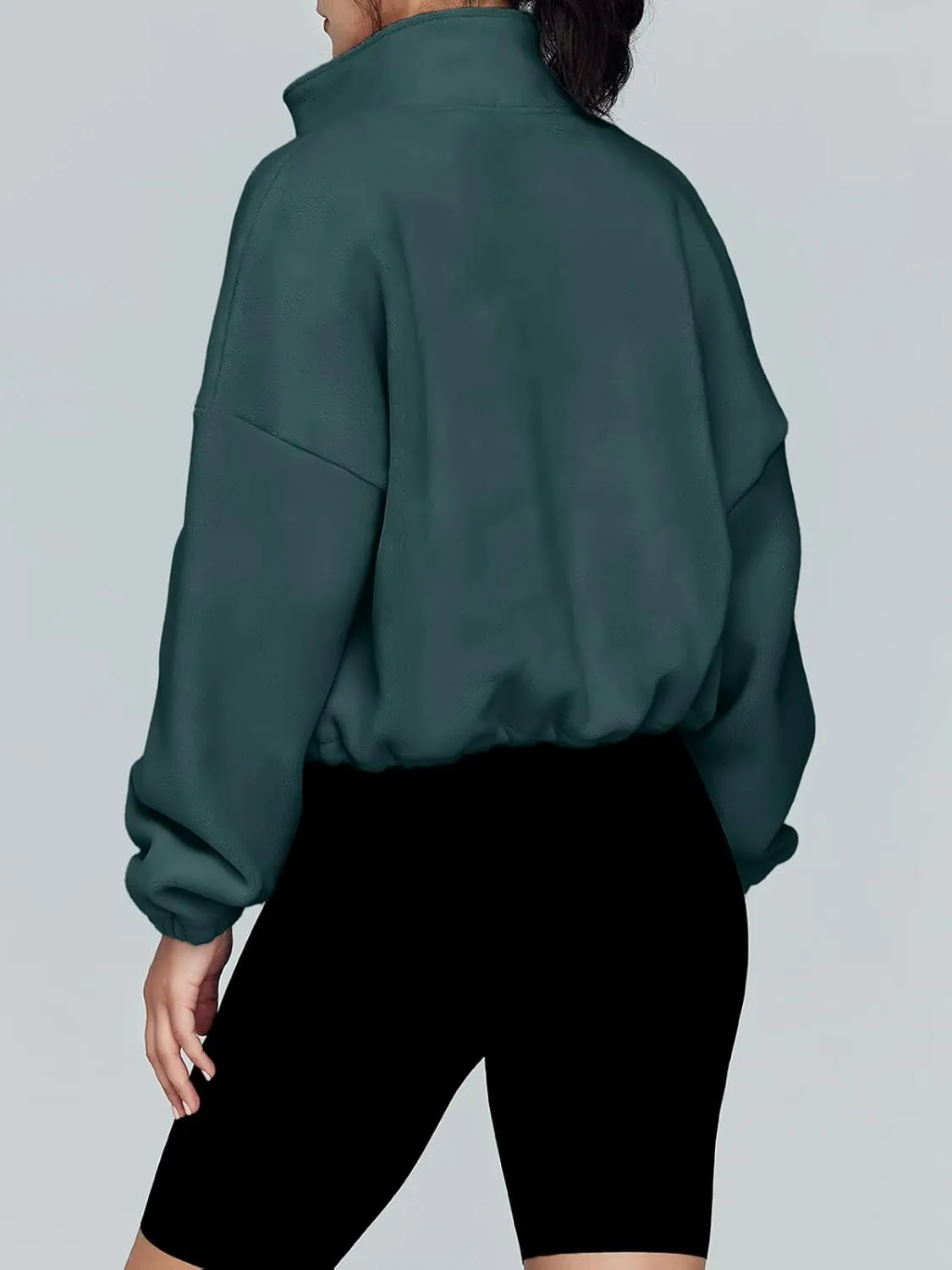 AUTOMET Womens Fleece Jackets Zip Up Oversized Sweatshirts Winter Clothes Long Sleeve Crop Sherpa Fall Outfits Fashion