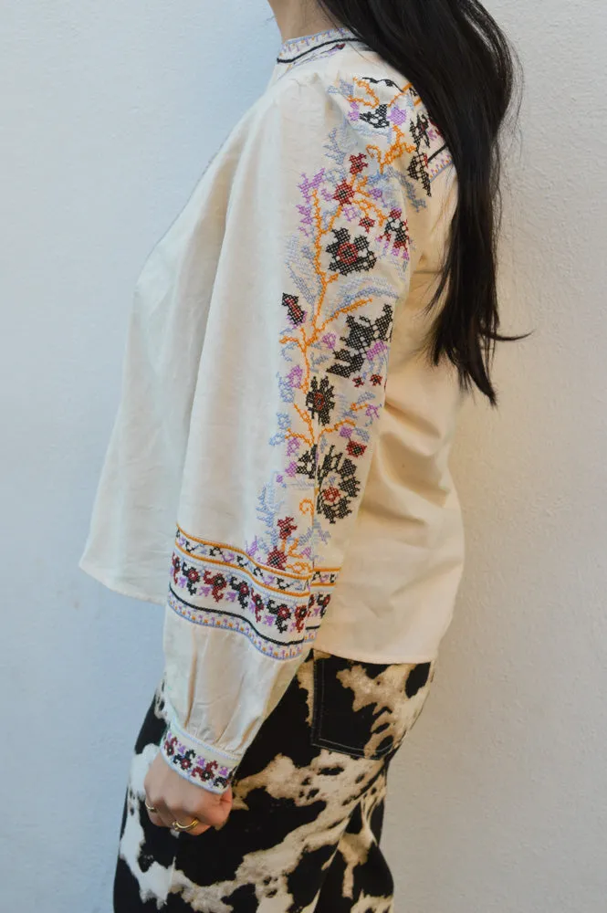 Ba&sh Caloe Ecru Blouse