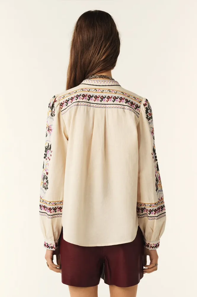 Ba&sh Caloe Ecru Blouse