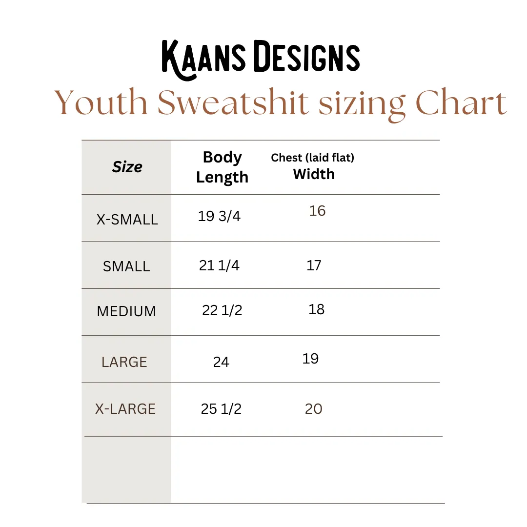 Back to School- "UPPER-CLASSMAN" Kids Multiple Color Sweatshirt