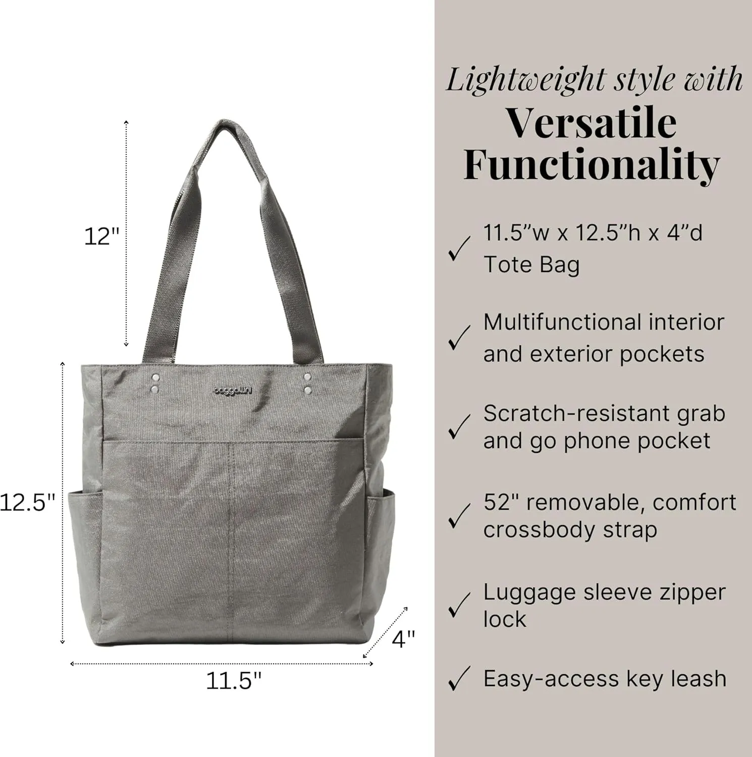 Baggallini Carryall Daily Tote