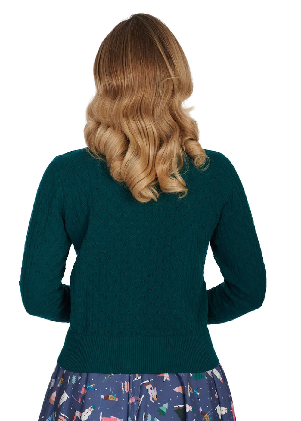 Banned Katie 50's Cardigan Green
