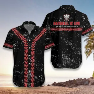 Baseball Is Everything Hawaiian Shirt, Baseball Is Life Aloha Shirt Summer For Men, Best Gift For Summer, Husband, Boyfriend
