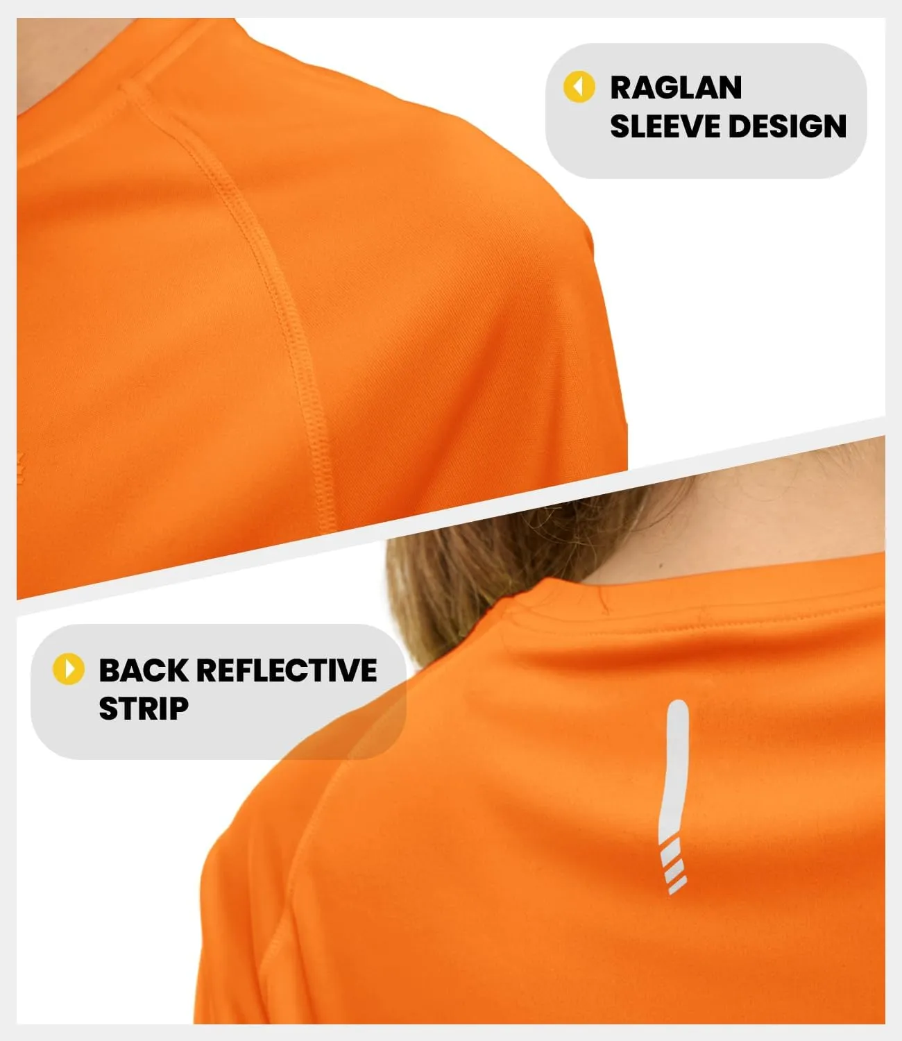 BASUDAM Women's Short Sleeve T-Shirts Quick Dry Cooling UPF 50  Lightweight Athletic Shirts Running Workout Tops