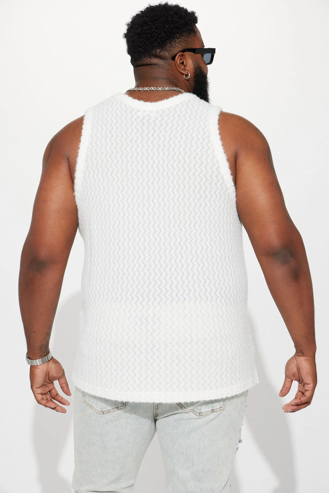 Beach Bum Comfy Tank - White
