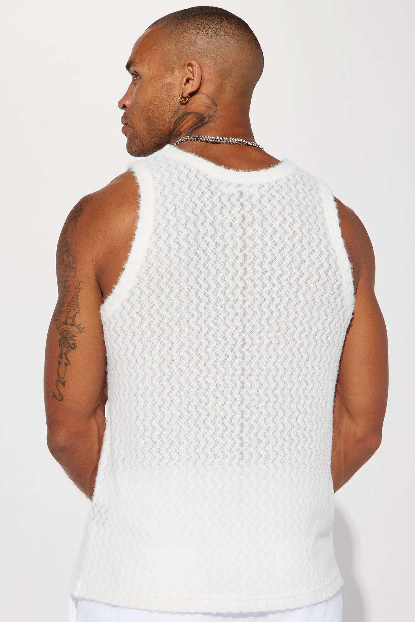 Beach Bum Comfy Tank - White