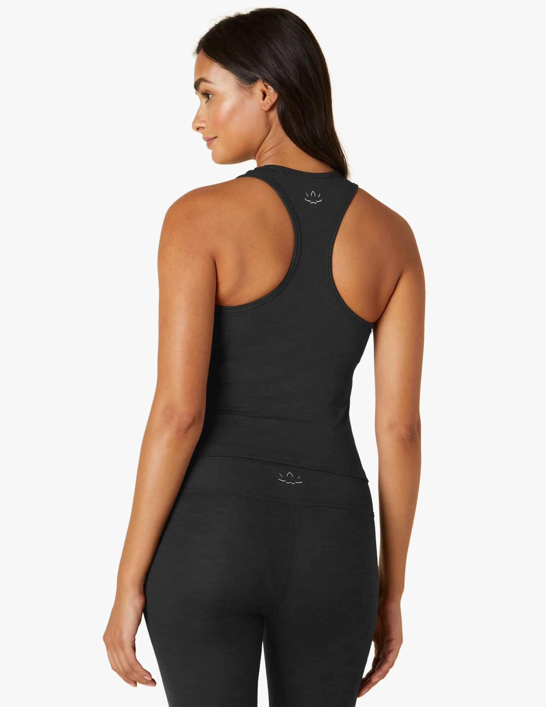 Beyond Yoga -Heather Rib Racerback Flash Tank