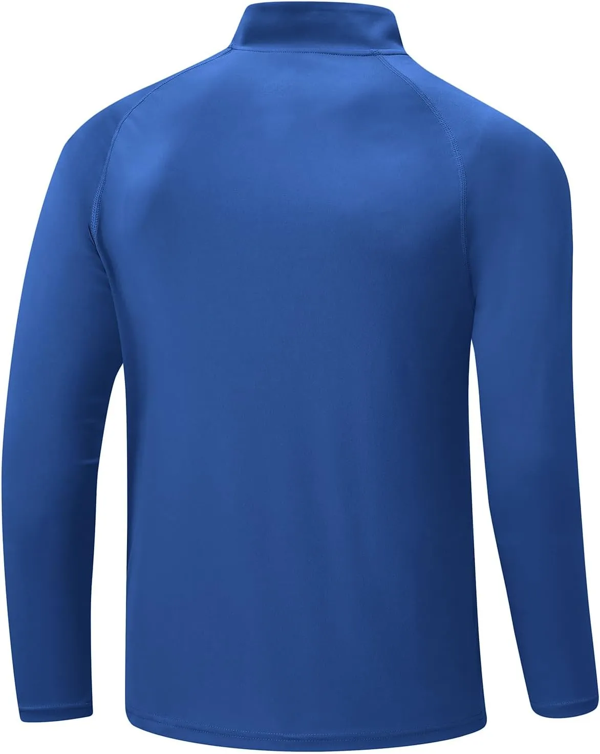 BGOWATU Men's Hiking Shirts Long Sleeve Sun Shirts UPF 50  Quarter Zip Pullover Quick Dry Rash Guard