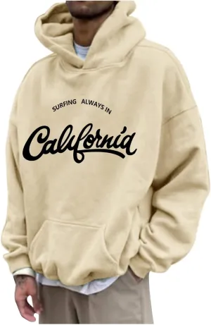 Big And Tall Hoodies For Men Loose Solid Hooded Sweater Top Mens Pullover Hoodie Buzos Para Mens Light Buzos Para