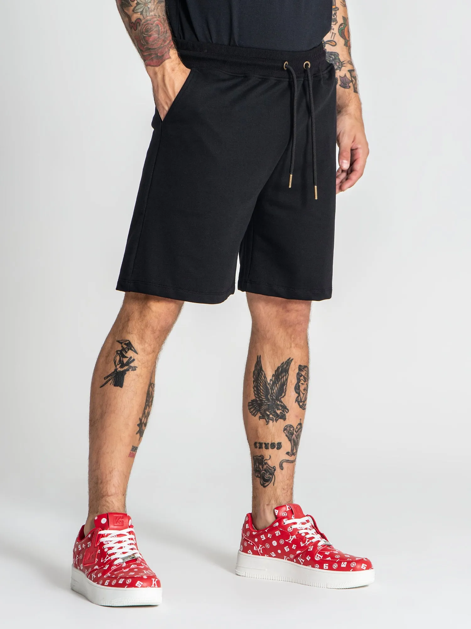 Black Retro Shorts