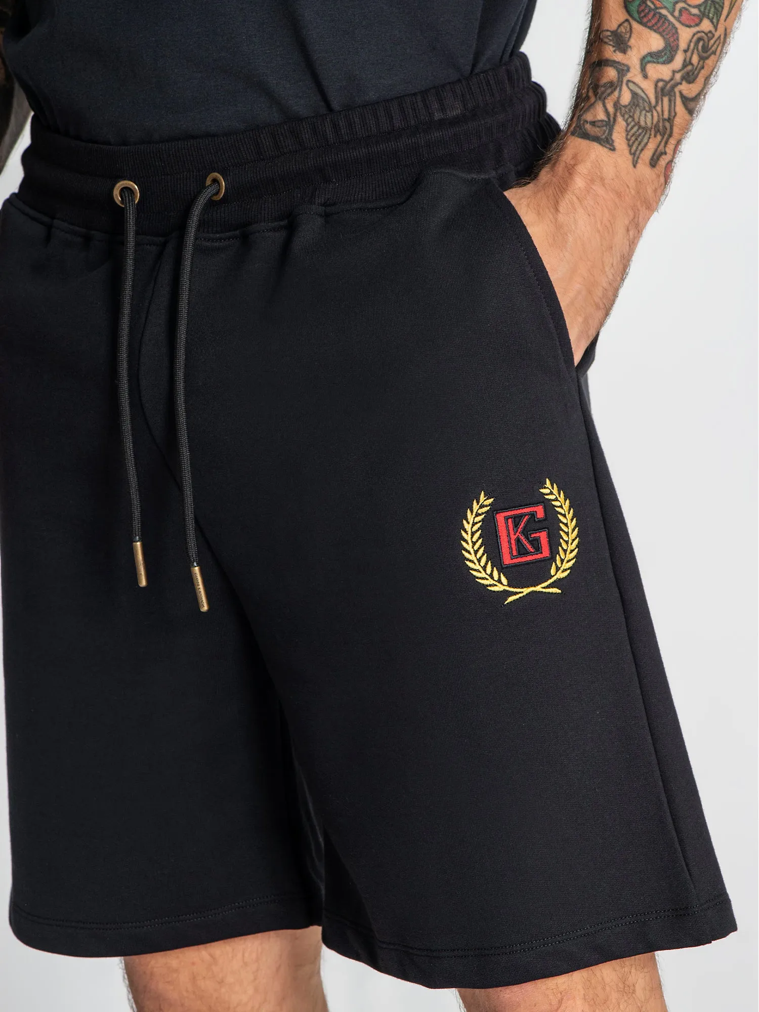 Black Retro Shorts